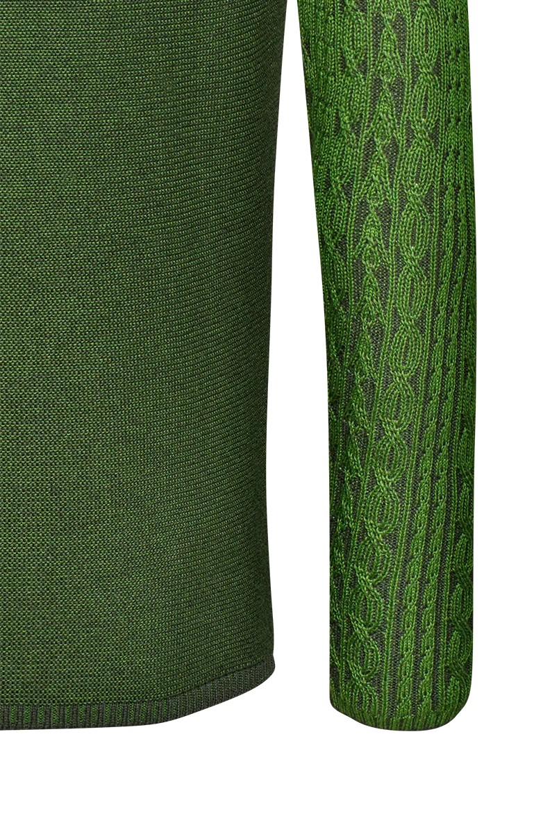 Strickjacke zur Ledernen