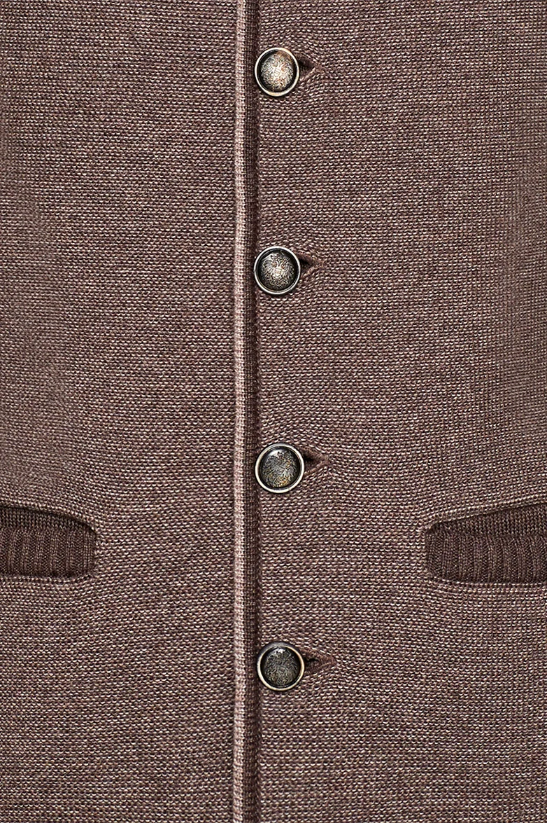 Strickjacke zur Ledernen