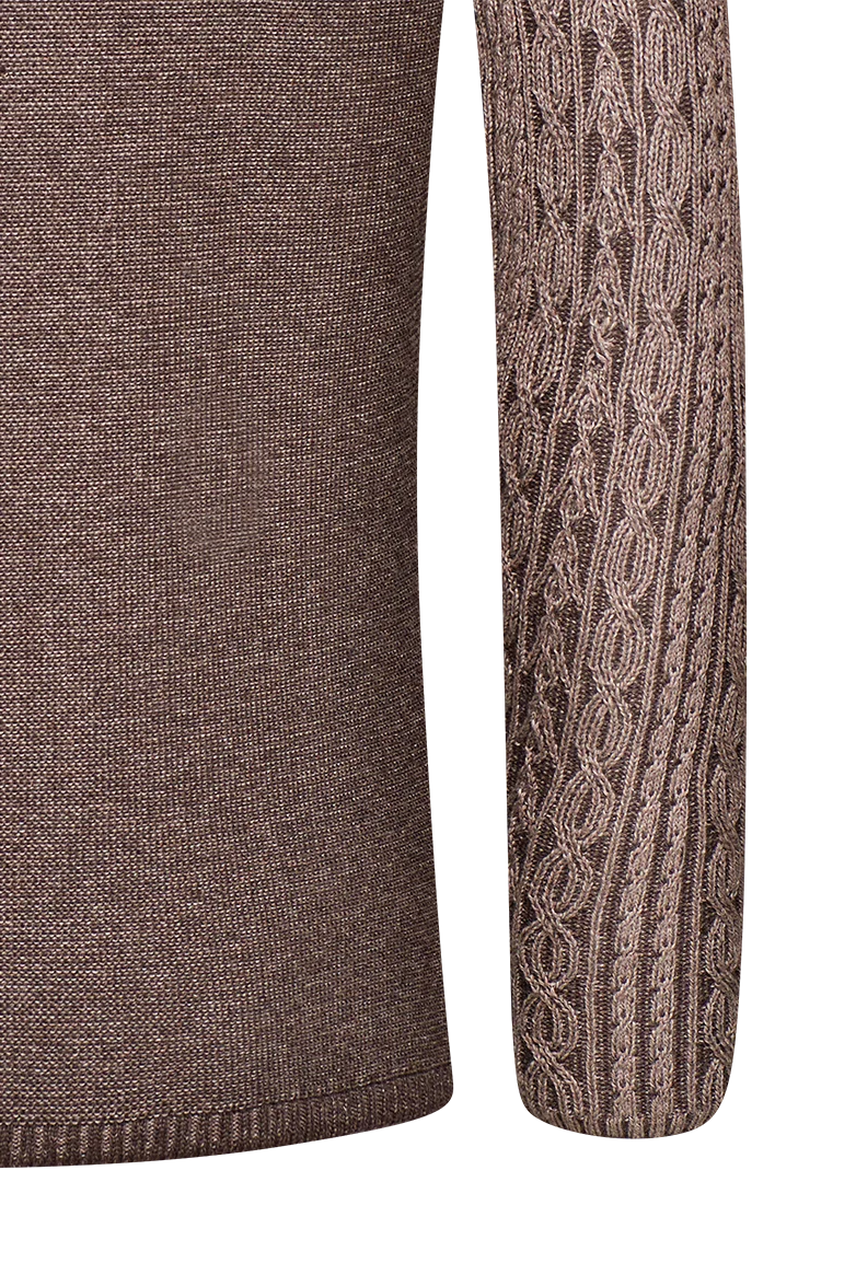 Strickjacke zur Ledernen