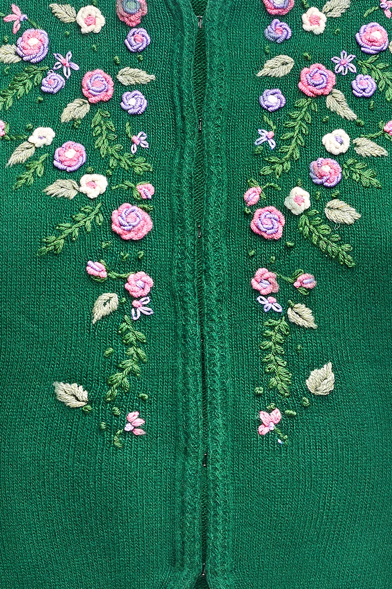 Strickjacke Edition mit Handstickerei