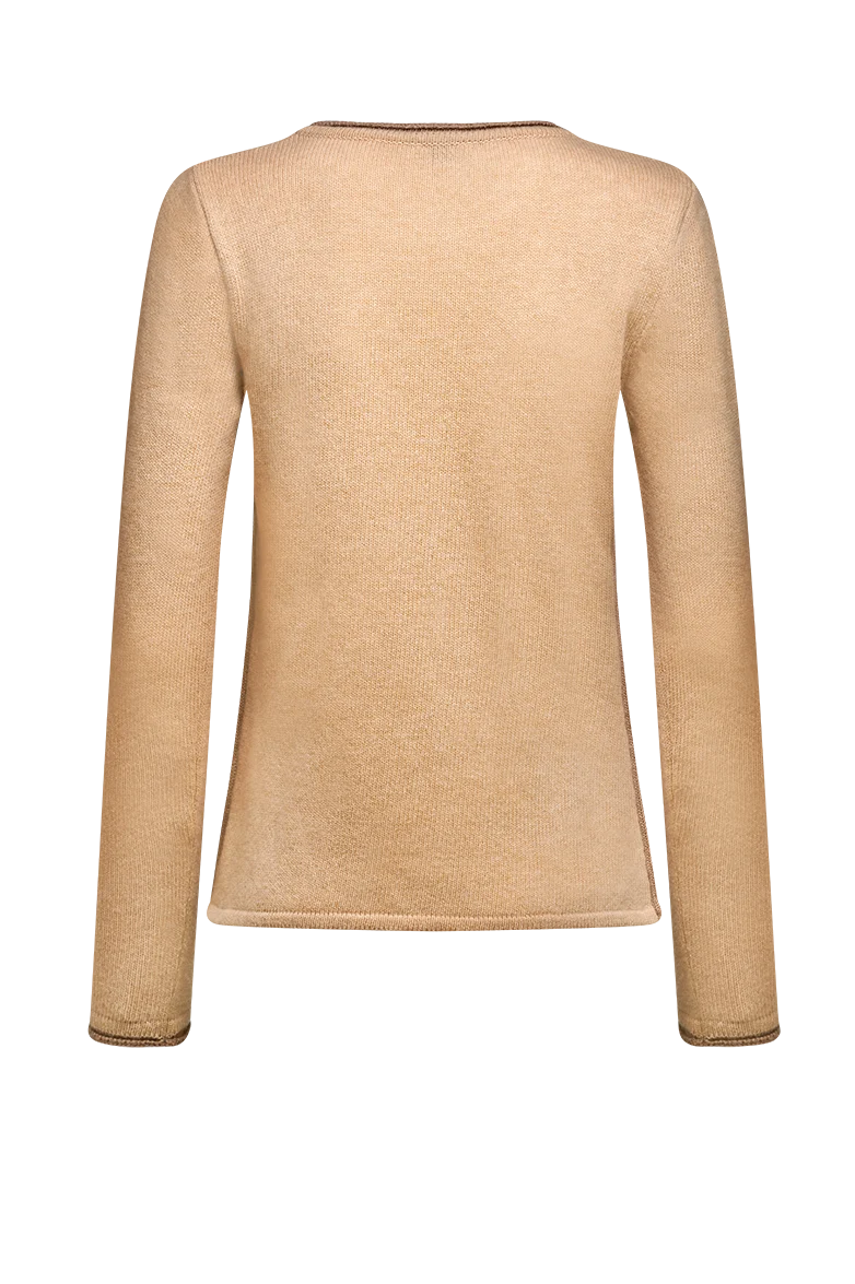 Strickpullover mit Doppeladler-Intarsie