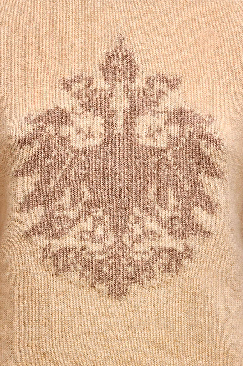 Strickpullover mit Doppeladler-Intarsie