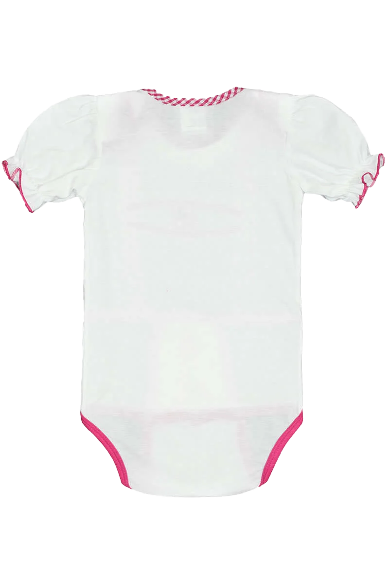 Babybody Lederhose pink kurz