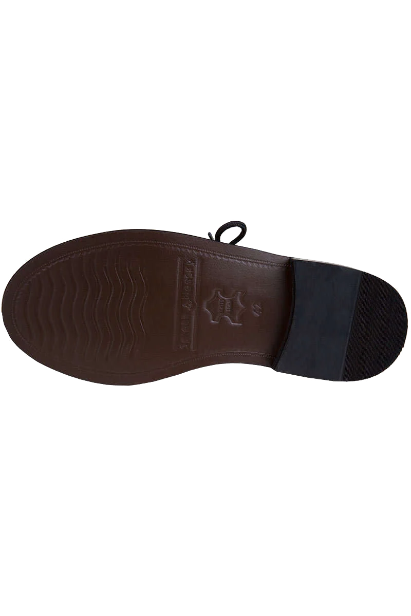 Herren Haferlschuh Ledersohle