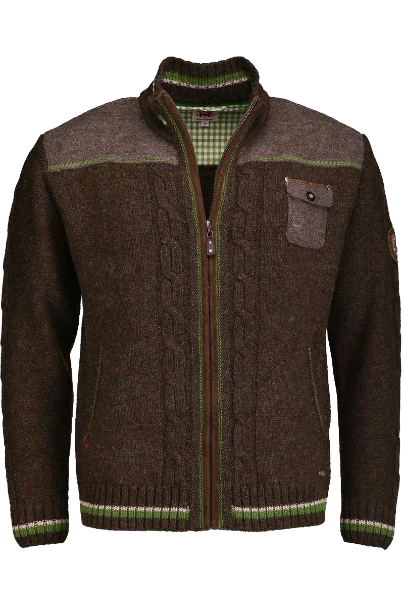 Strickjacke Herren sportiv