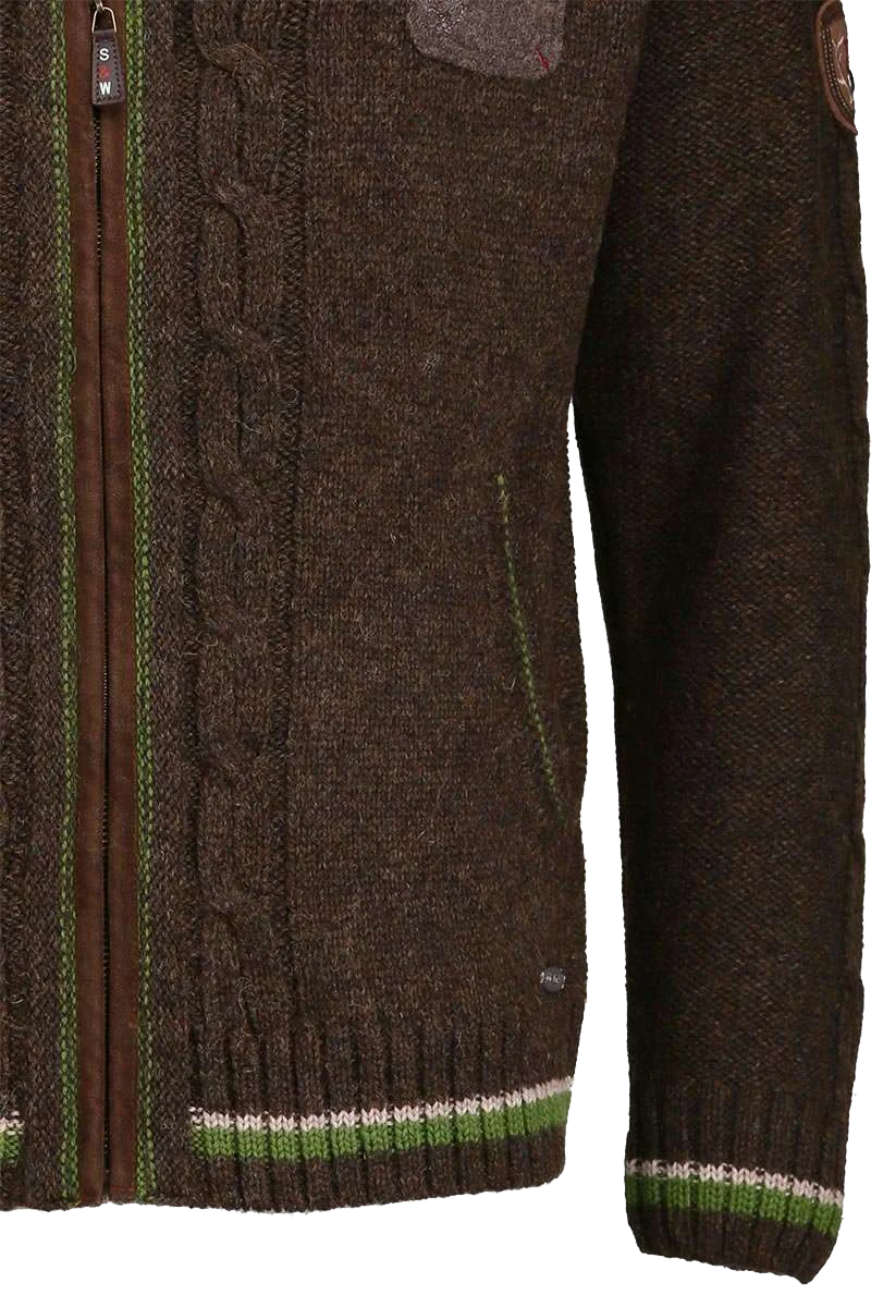 Strickjacke Herren sportiv