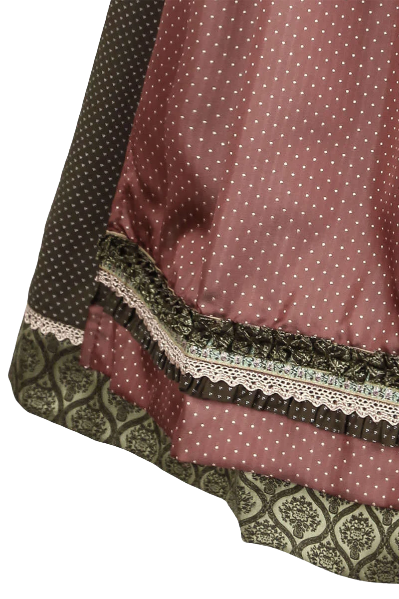 Mini-Dirndl dunkelgrün