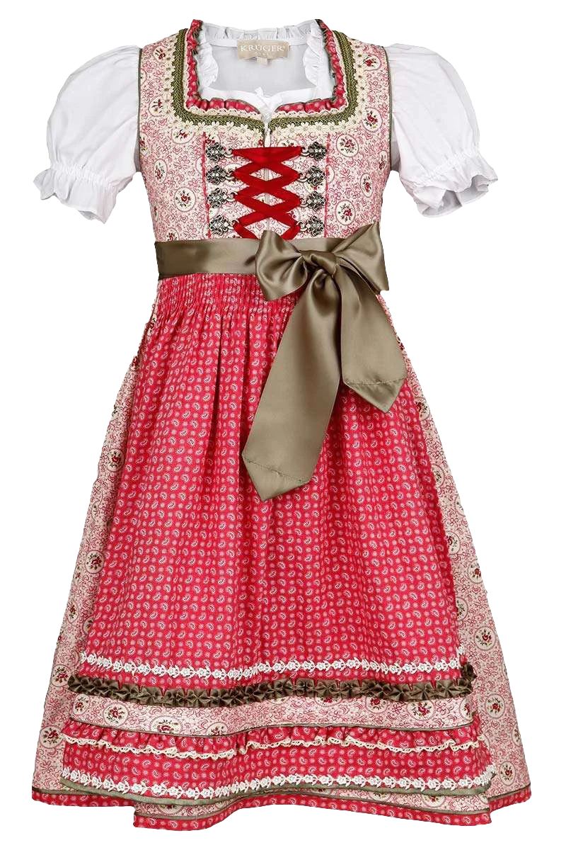 Blumenmädchendirndl mit Bluse