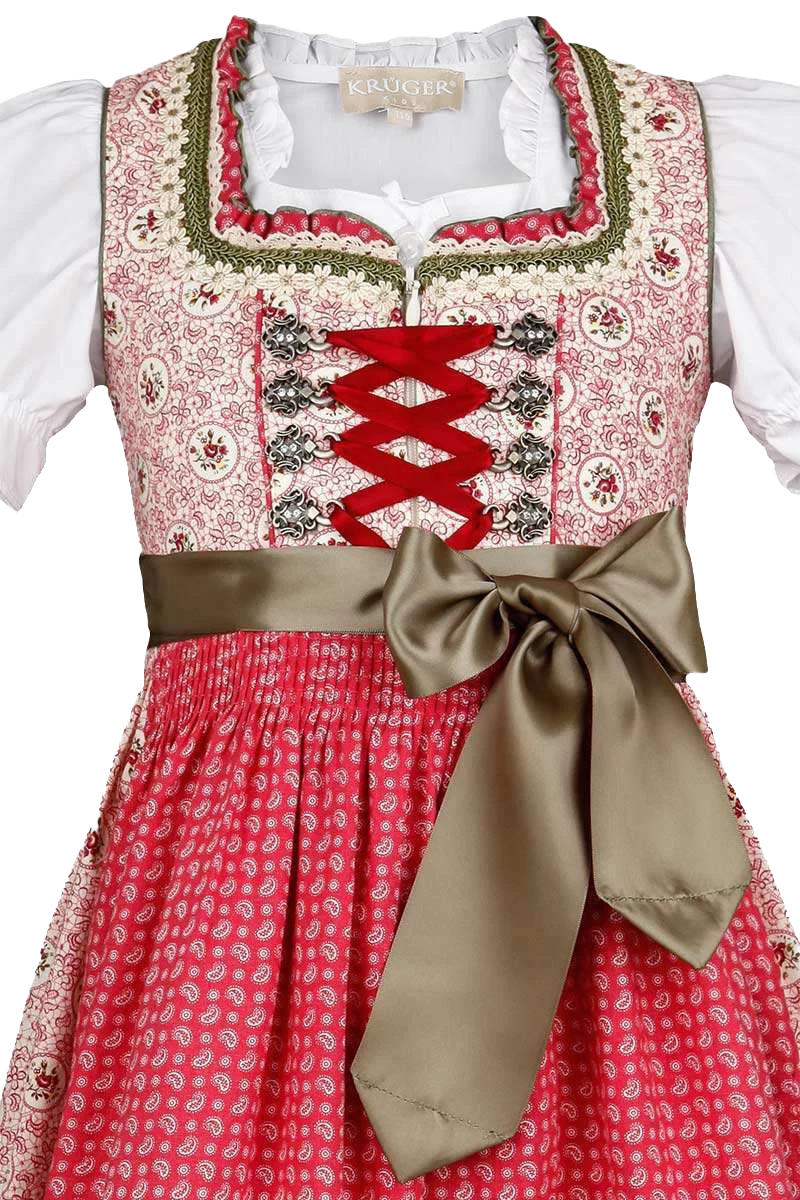 Blumenmädchendirndl mit Bluse