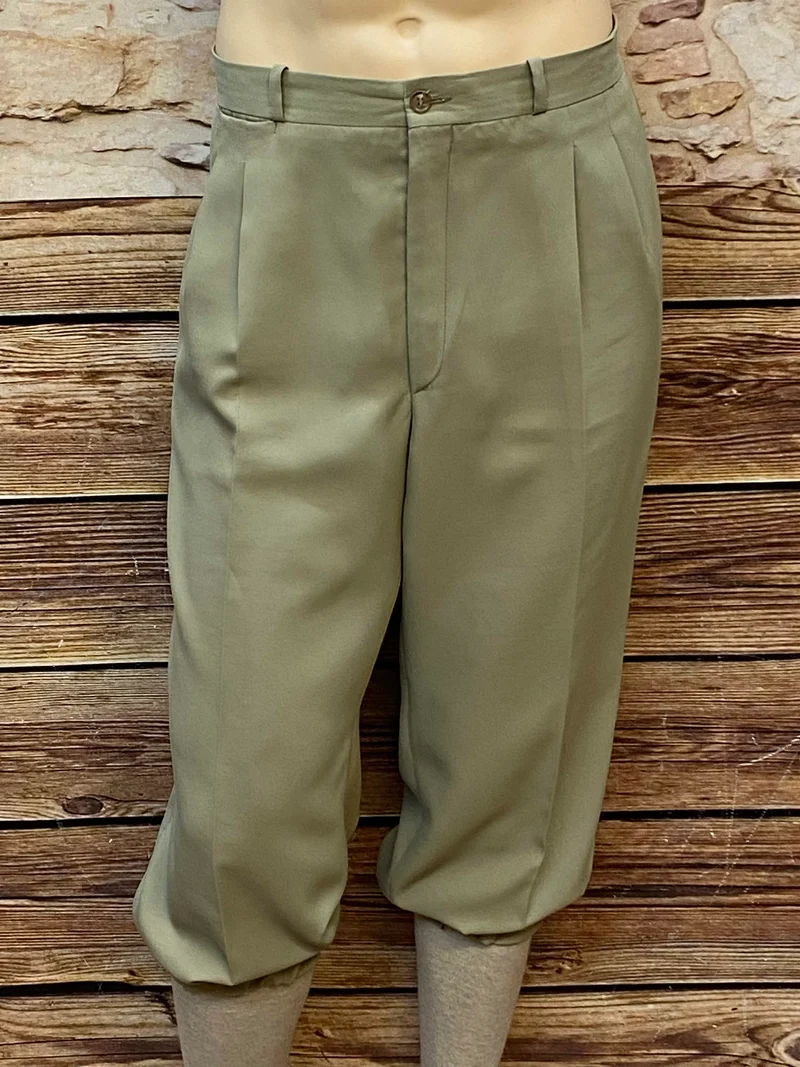 Vintage Knickerbocker Hose Oliv Gr. 56 – Gatsby-Look