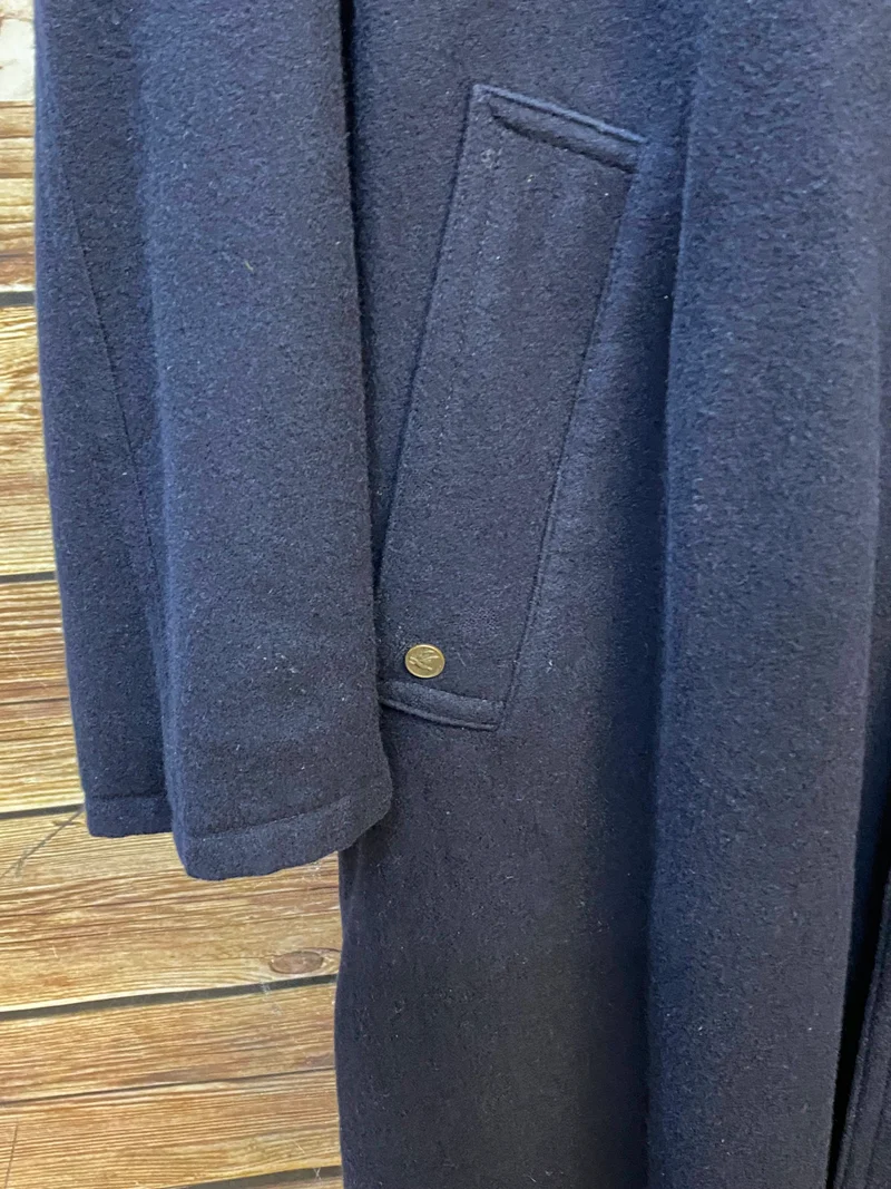 Wollmantel - blau – Gr. 50