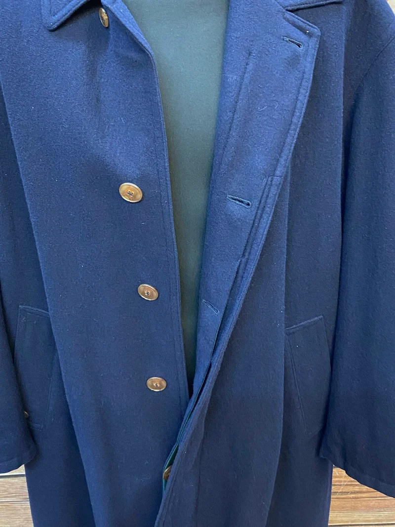 Wollmantel - blau – Gr. 50