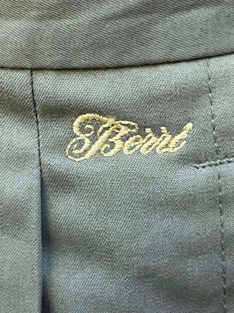 Olivgrüne Knickerbocker Hose Herren Gr. 50 aus Baumwolle