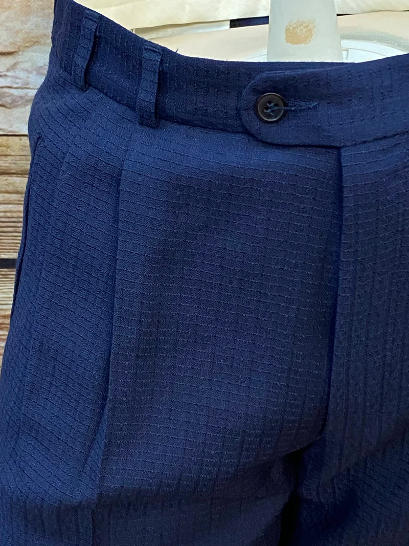 Vintage Knickerbocker Hose - Dunkelblau Größe 48