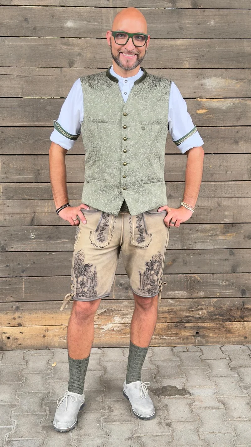 Herren LEDERHOSE Guiliano - Krüger Buam - 961371-000-0071