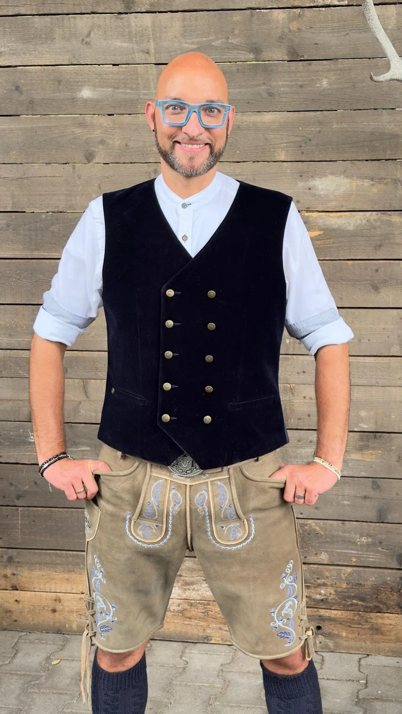 Herren LEDERHOSE Malik - Krüger Buam - 961771-000-0708