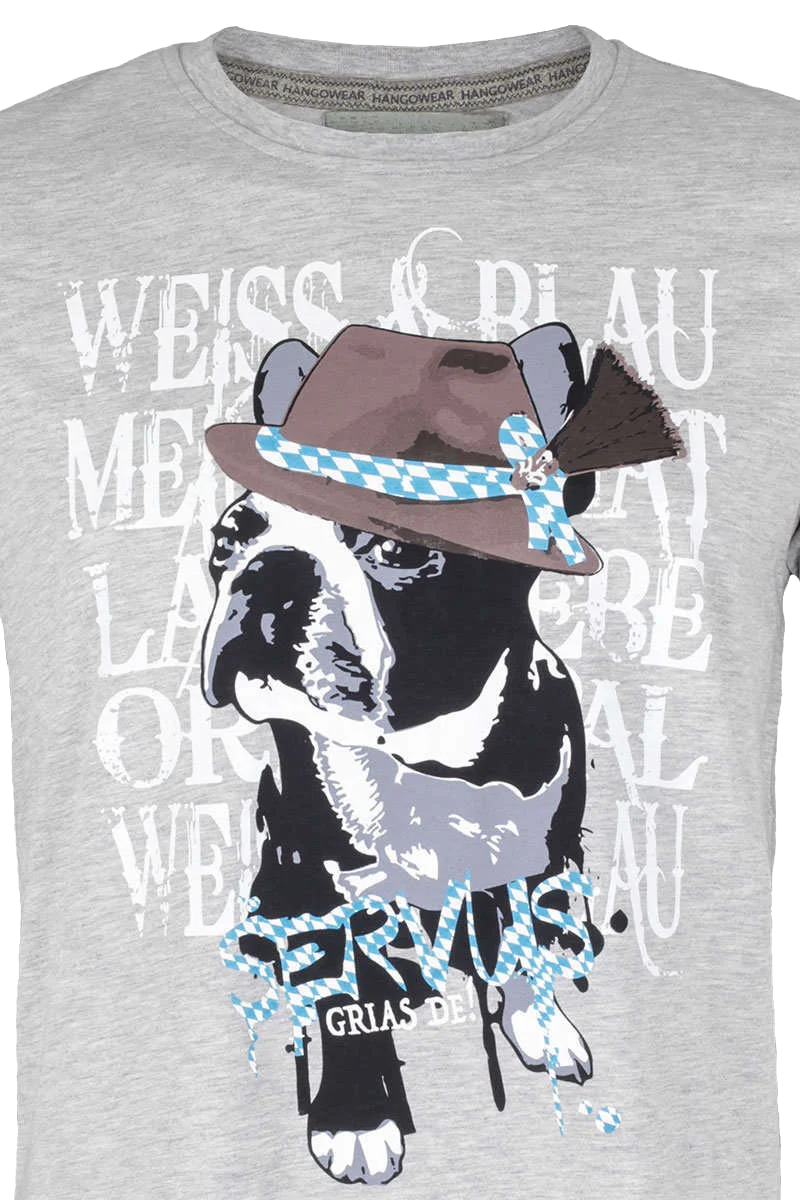 Herren Oktoberfest T-Shirt 'Servus'