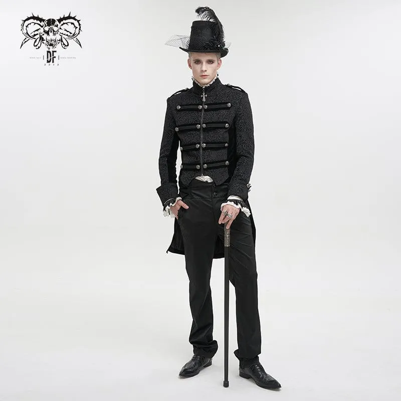 Gothic Riemchenhose mit hoher Taille für Herren