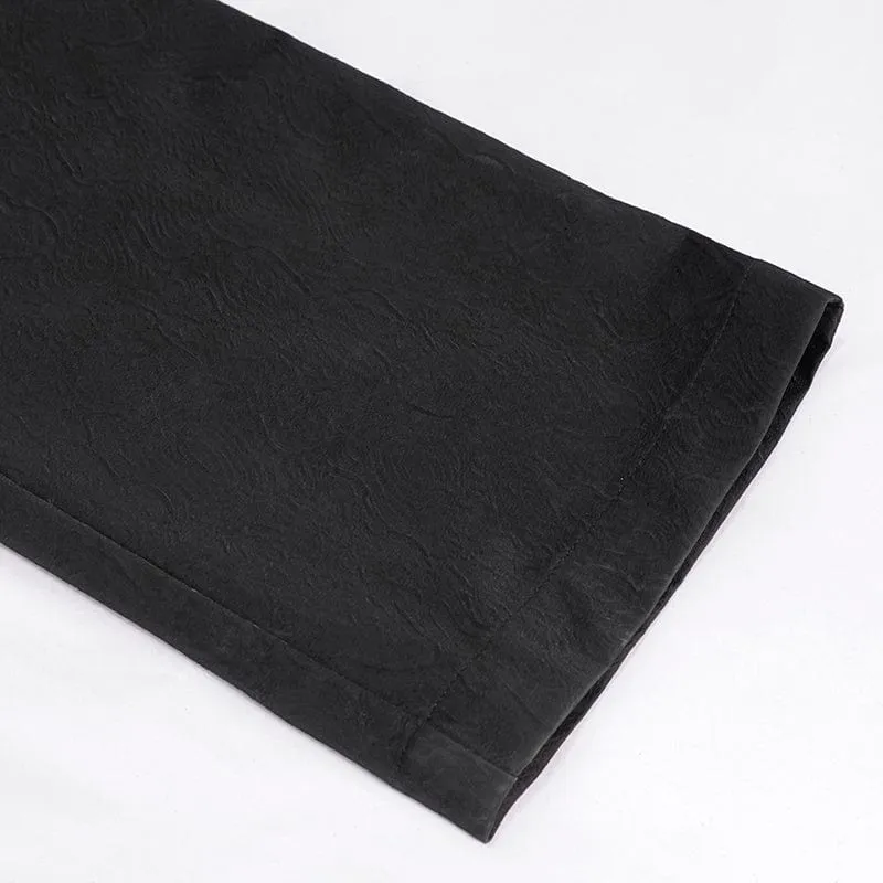Gothic Riemchenhose mit hoher Taille für Herren