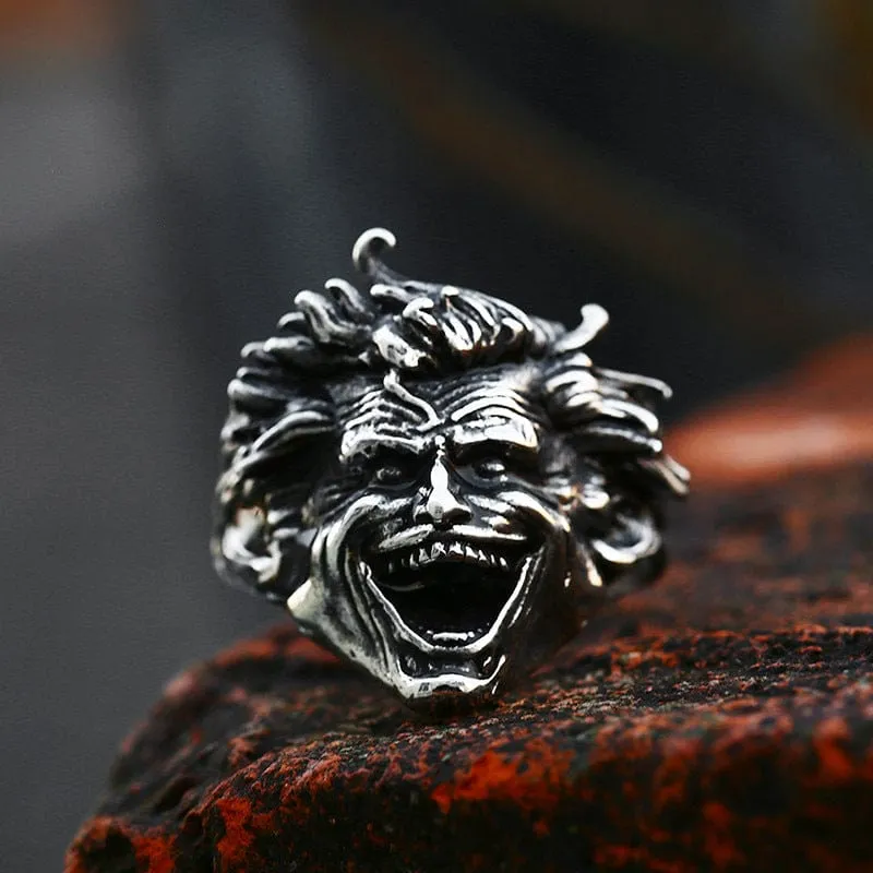 Herren-Punk-Porträt-Ring