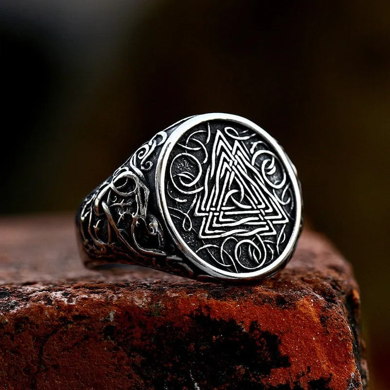 Herren-Punk-Dreieck-Ring
