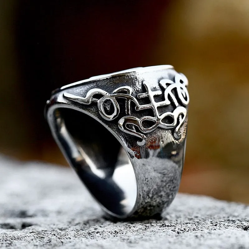 Punk-Star-Ring für Herren