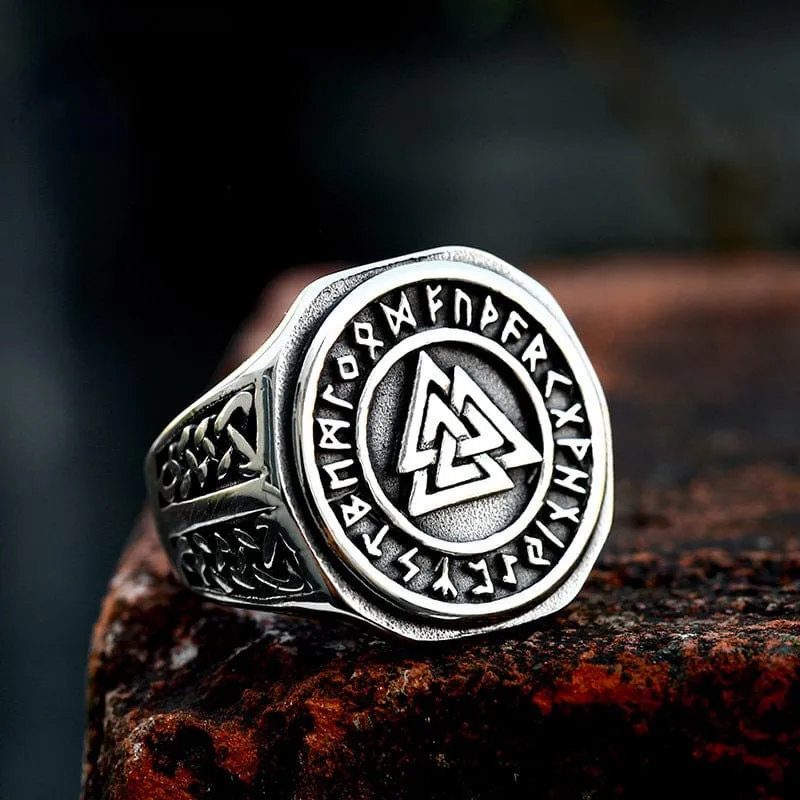 Keltischer Punk-Knotenring für Herren