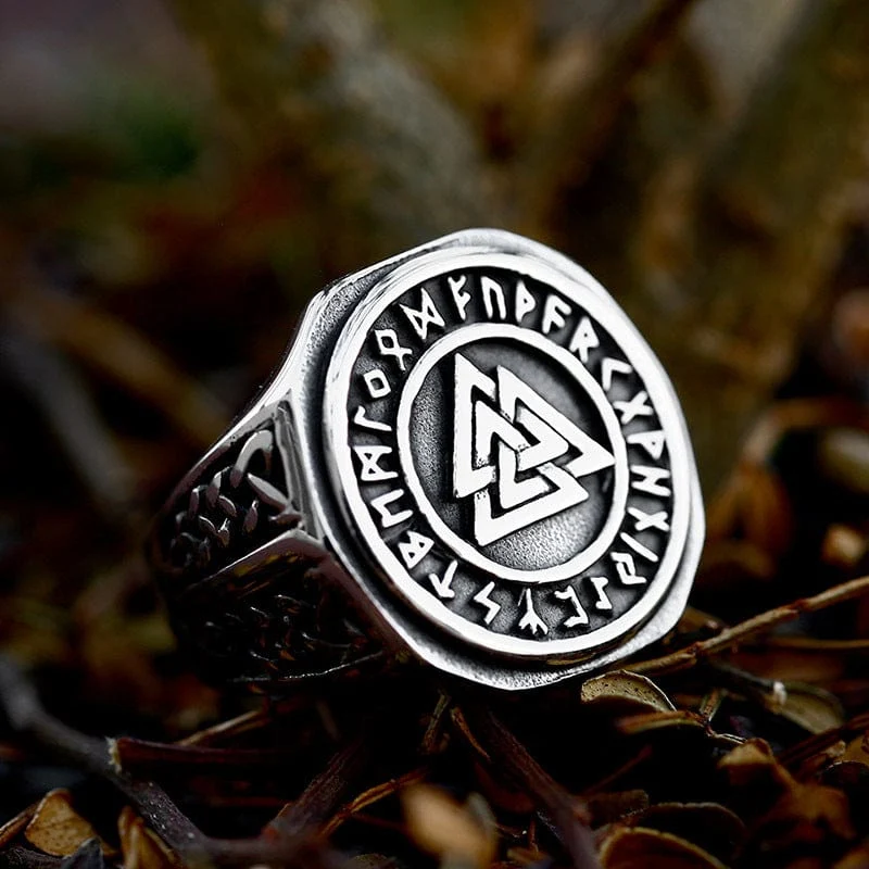 Keltischer Punk-Knotenring für Herren