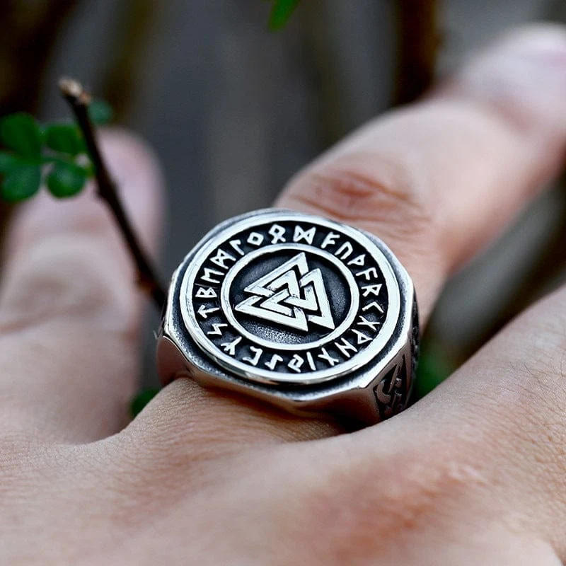 Keltischer Punk-Knotenring für Herren