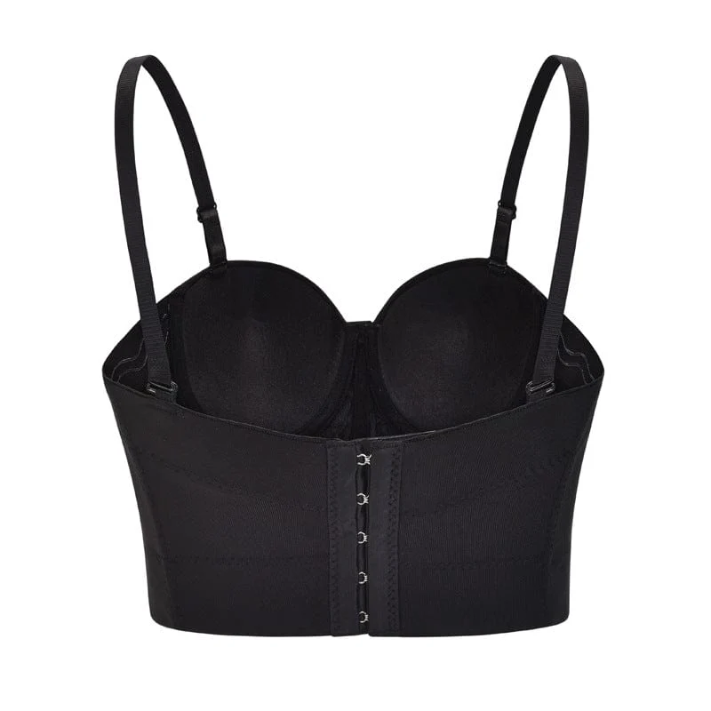 Gotisches, buntes, perlenbesetztes Bustier für Damen