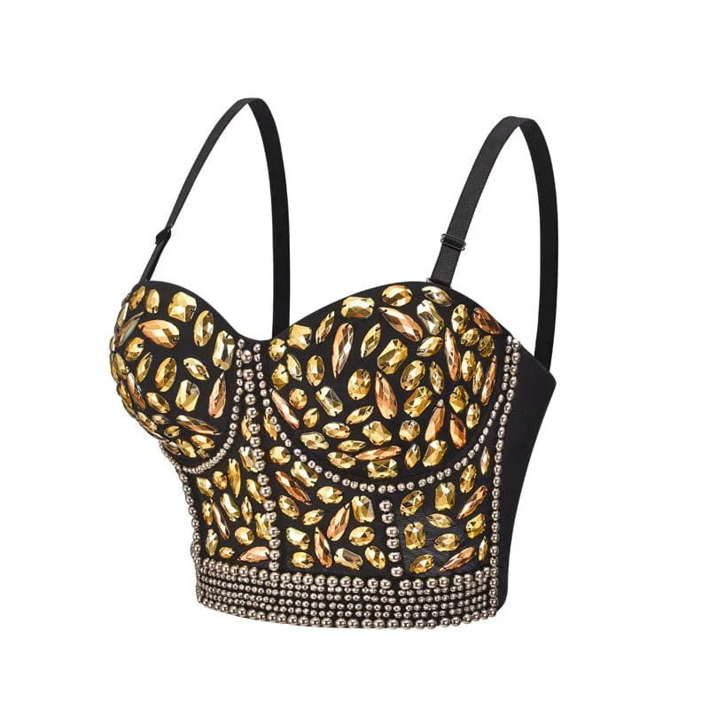 Gothic Bustier mit Kopfsteinpflaster für Damen