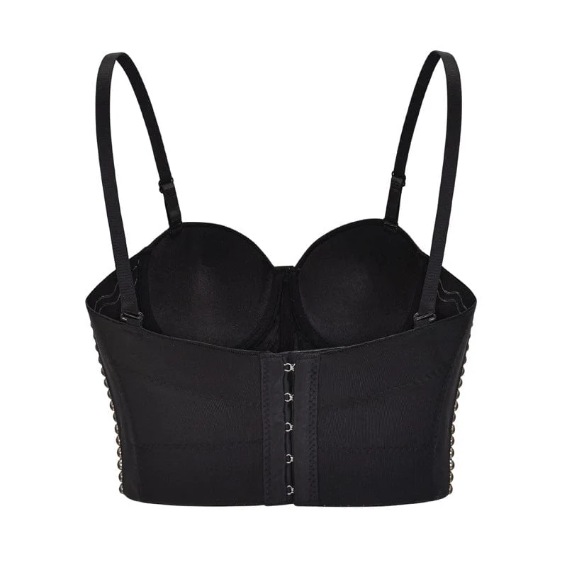 Gothic Bustier mit Kopfsteinpflaster für Damen
