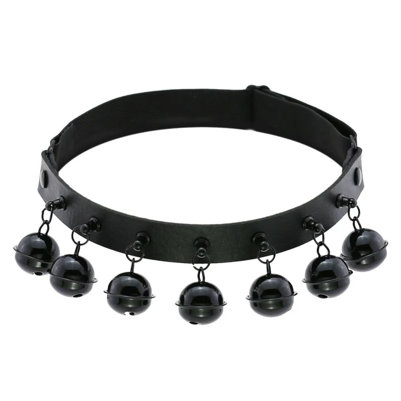 Punk-Strumpfband mit mehreren Glöckchen für Damen