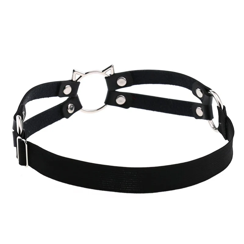 Damen Punk Cat Bistratal Strumpfband