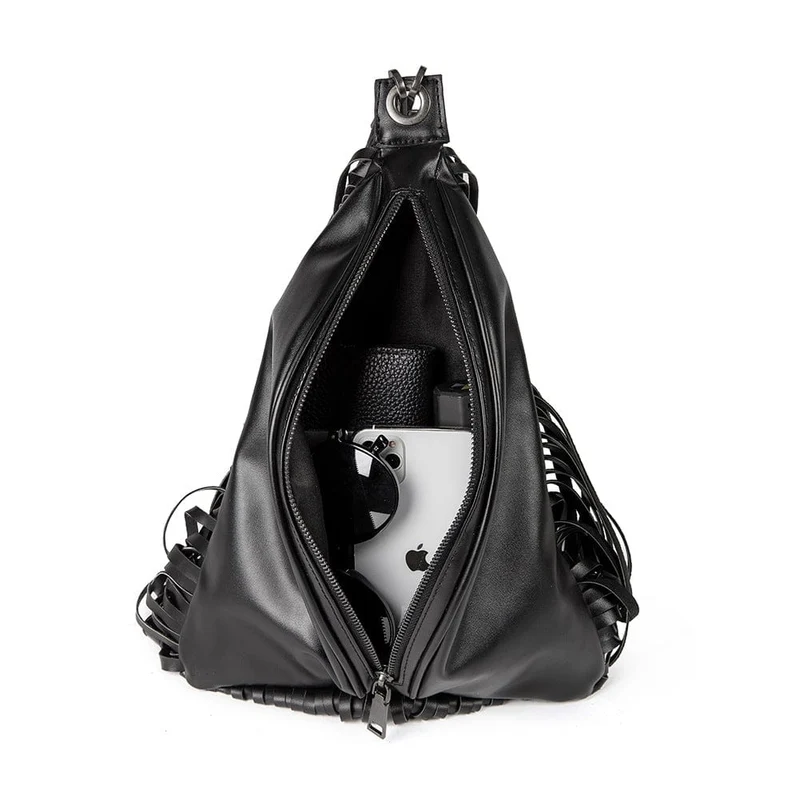 Steampunk Quasten Schultertasche