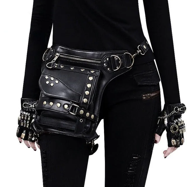 Steampunk-Mehrzwecktasche mit Schnalle