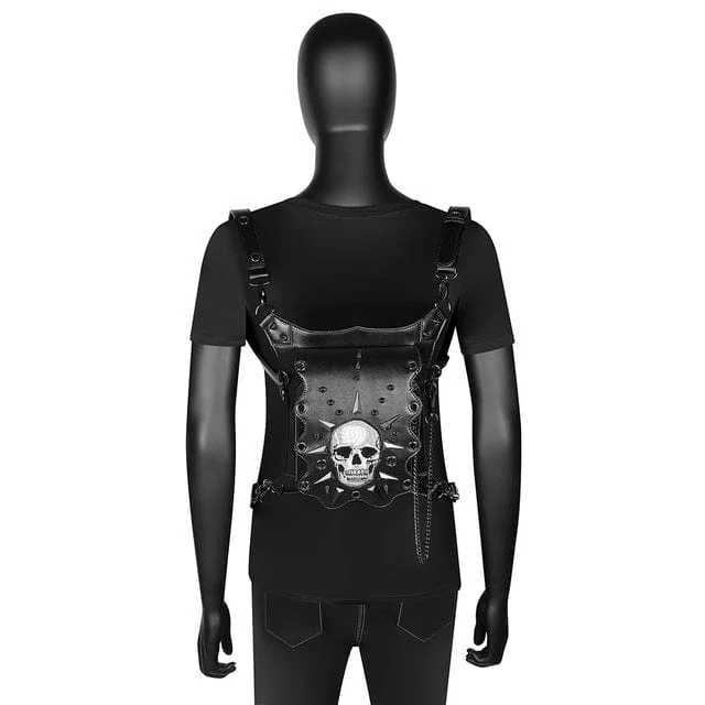 Steampunk Skull Nieten Reisetasche