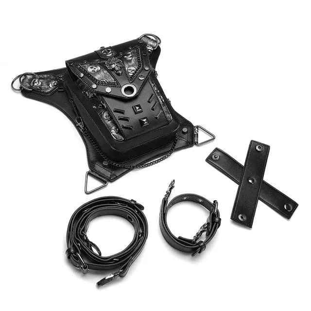 Steampunk Mehrzweck-Nieten-Tasche