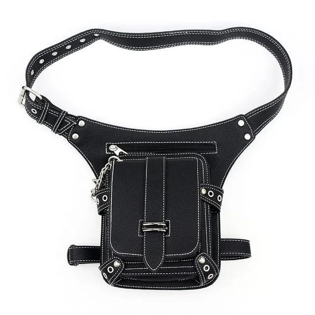 Gürteltasche mit Steampunk-Schnalle