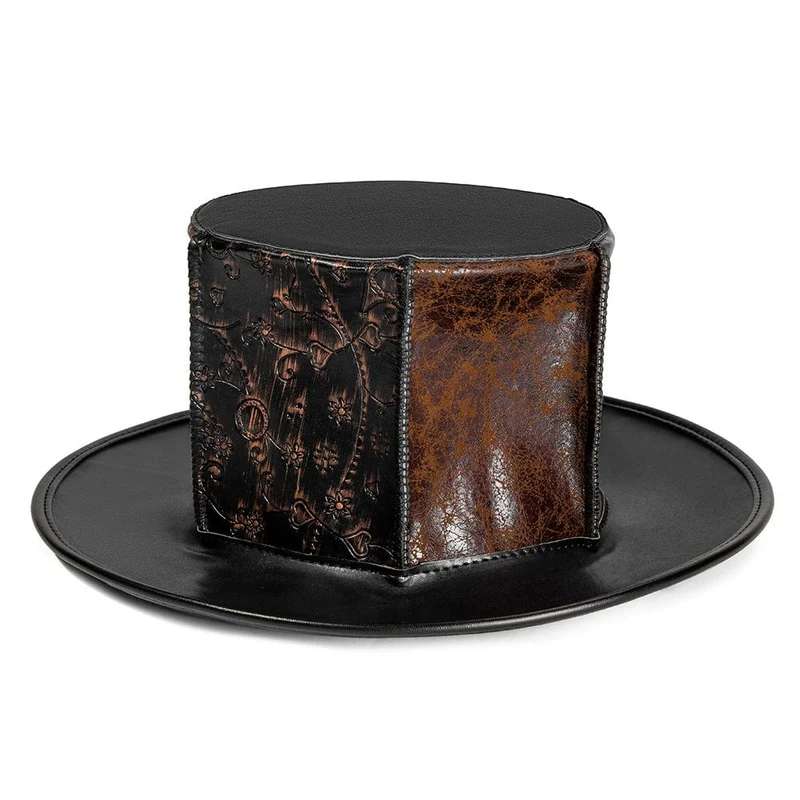 Herren Steampunk Distress Splice Hut