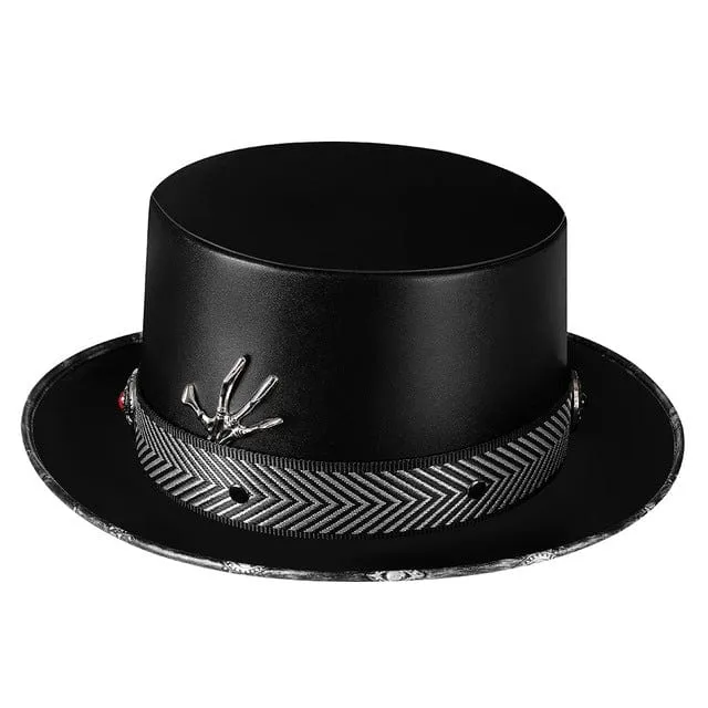 Steampunk-Skelett-Spleiß-Hut für Herren