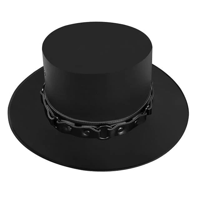 Herren Steampunk Schnallen Splice Hut