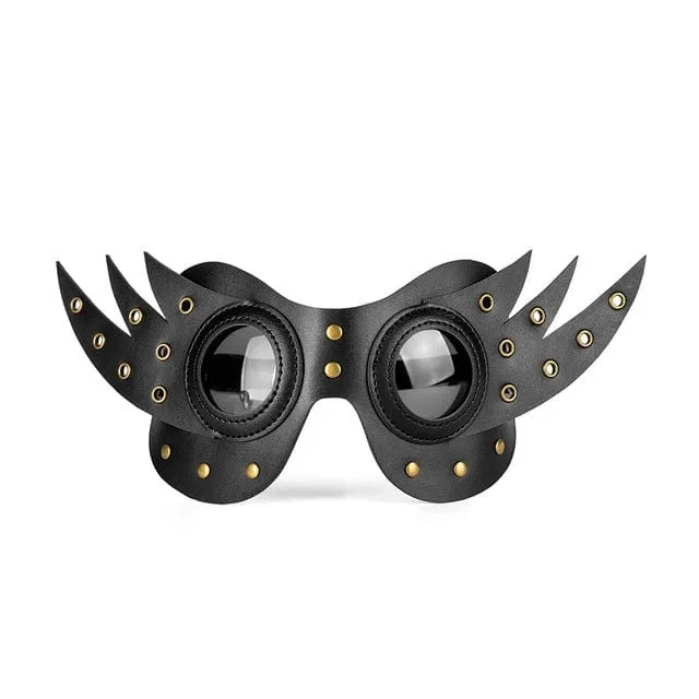 Steampunk Wing Splice Maskerade Maske
