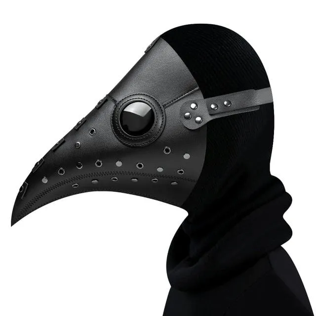 Steampunk genagelt langer Schnabel Cosplay Maske