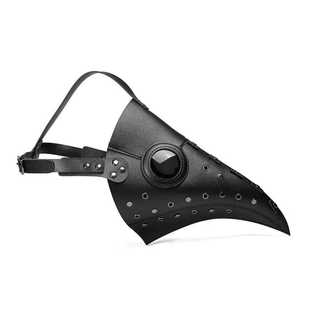 Steampunk genagelt langer Schnabel Cosplay Maske