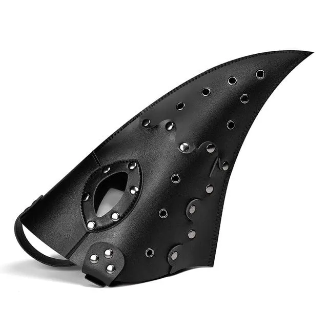 Steampunk-Nagelspleiß-Maske mit langem Schnabel