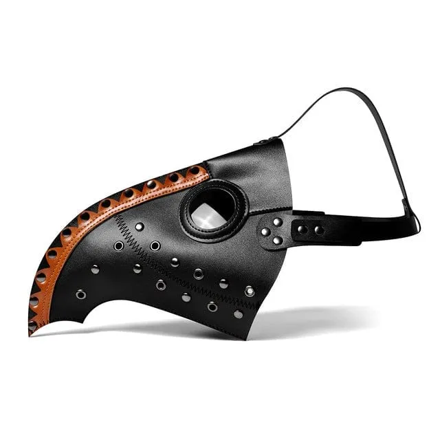 Steampunk doppelte Farbe genagelte Maskerade-Maske