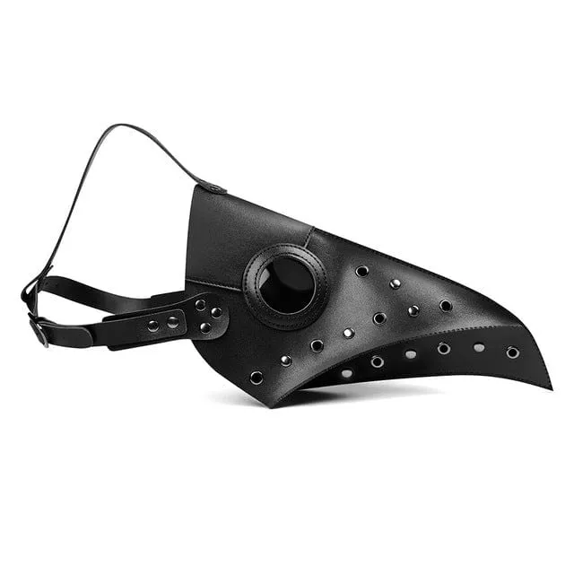Steampunk Pestarzt Schnabelmaske mit Ausschnitt