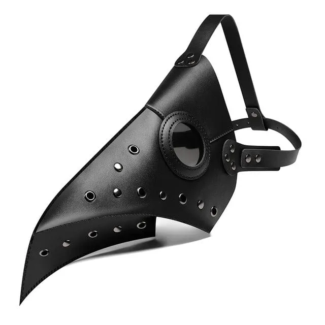 Steampunk Pestarzt Schnabelmaske mit Ausschnitt