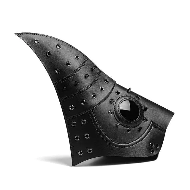 Steampunk Cutout Rivets Lange Schnabelmaske
